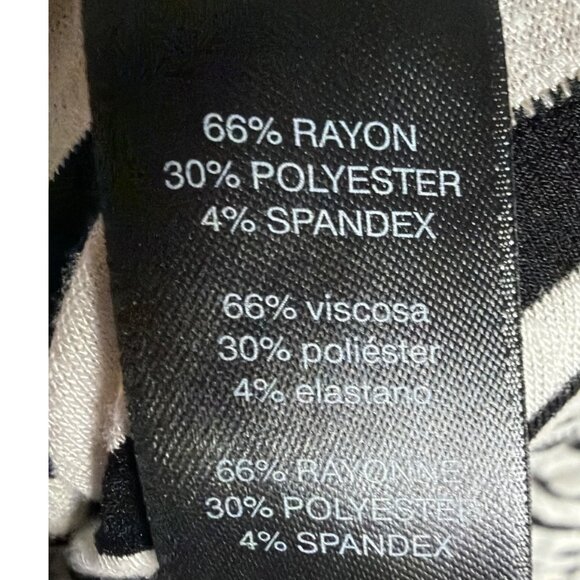 Chico's Zebra Stripe Open Front Cardigan Blazer Size L - Picture 8 of 8